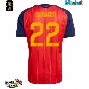 Espanja Pau Cubarsi #22 Kotipaita MM-kisat 2026 Lyhythihainen